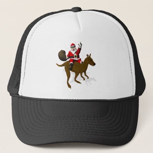Sinterklaas op Kangaroo Trucker Pet (Voorkant)