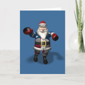 Sinterklaas op kerstdag feestdagen kaart (Voorkant)