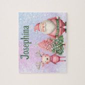 Sinterklaas op maat kind naam puzzel (Verticaal)