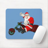 Sinterklaas op motortrede muismat (Met muis)