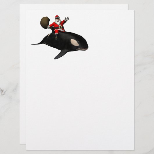 Sinterklaas op Orca (Voorkant / Achterkant)