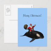 Sinterklaas op Orca Feestdagenkaart (Voorkant / Achterkant)