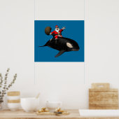 Sinterklaas op Orca Poster (Keuken)