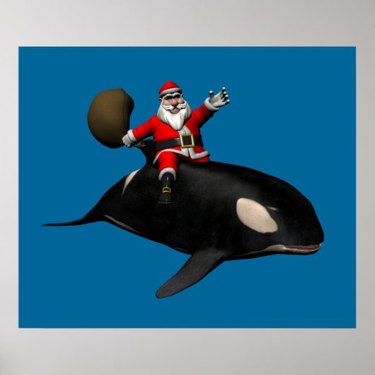Sinterklaas op Orca Poster (Voorkant)