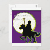 sinterklaas op paard briefkaart (Voorkant / Achterkant)
