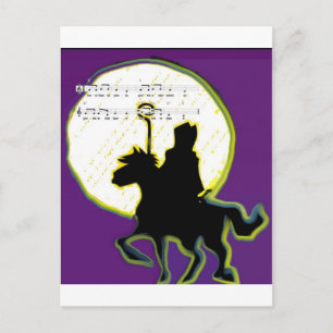 sinterklaas op paard briefkaart
