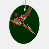 Sinterklaas op Quetzalcoatlus Keramisch Ornament (Rechts)