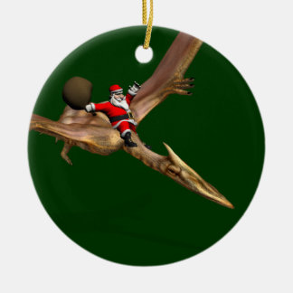 Sinterklaas op Quetzalcoatlus Keramisch Ornament
