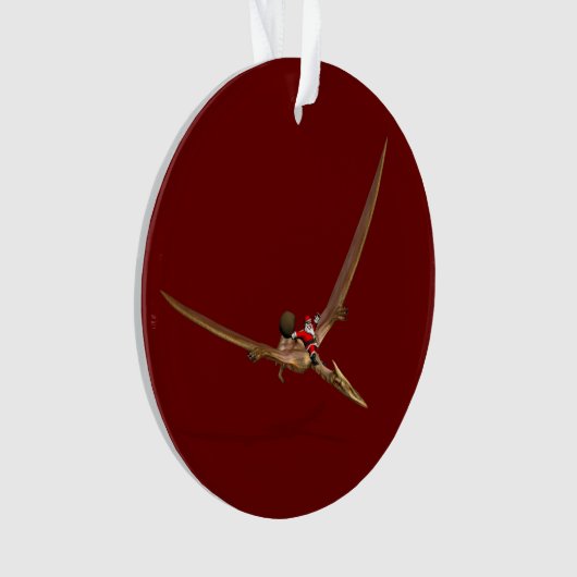 Sinterklaas op Quetzalcoatlus Ornament (voorkant)