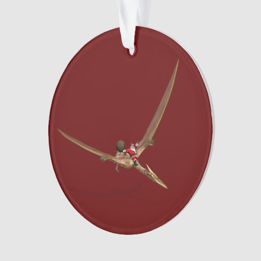 Sinterklaas op Quetzalcoatlus Ornament (voorkant)