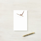 Sinterklaas op Quetzalcoatlus Post-it® Notes (Op bureau)