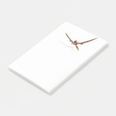 Sinterklaas op Quetzalcoatlus Post-it® Notes (Schuin)