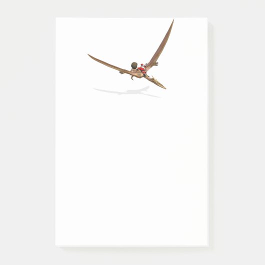 Sinterklaas op Quetzalcoatlus Post-it® Notes (Voorkant)