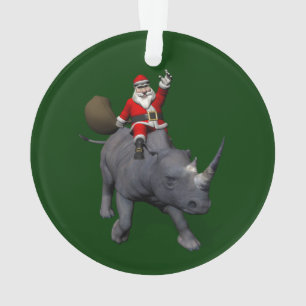 Sinterklaas op Rhinoceros Ornament
