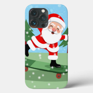 Sinterklaas op skateboard Case-Mate iPhone case