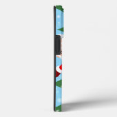 Sinterklaas op skateboard Case-Mate iPhone case (Achterkant / Rechts)