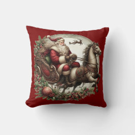 Sinterklaas op slee en paard kussen