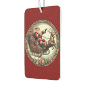 Sinterklaas op slee en rendier luchtverfrisser (Links)