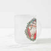 Sinterklaas op snaartelefoons matglas koffiemok (Voorkant rechts)