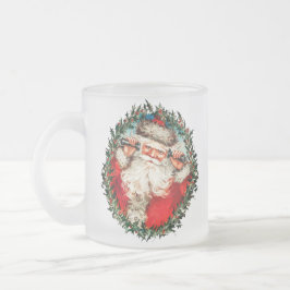 Sinterklaas op snaartelefoons matglas koffiemok