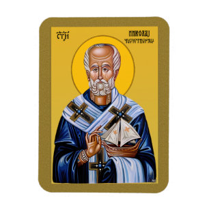 Sinterklaas, orthodox Slavisch icoon Magneet