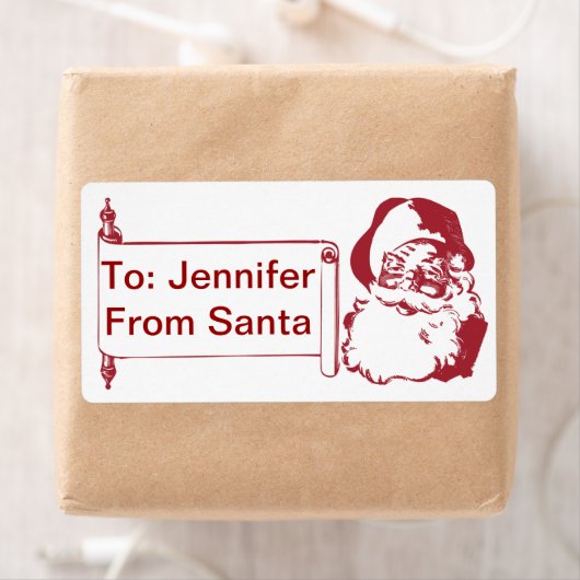 Sinterklaas - ouderwets, etiket (Insitu)