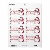 Sinterklaas - ouderwets,  etiket (Full Sheet)