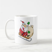 Sinterklaas over Sleigh Koffiemok (Links)