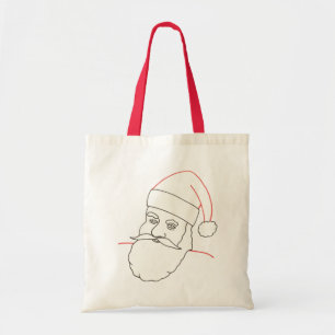Sinterklaas, overzichtstekening, het kleuren van c tote bag