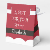 Sinterklaas pak cadeau Kaart doos | Kerstgeld Bedankdoosjes (Achterkant)