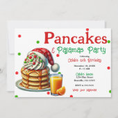 Sinterklaas Pannenkoeken & Pyjama Kerstmis PJ's Fe Kaart (Voorkant)