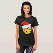Sinterklaas Pet Pickleball Christmas T-shirt (Voorkant volledig)