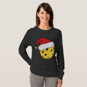 Sinterklaas Pet Pickleball Christmas T-shirt (Voorkant volledig)