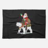 Sinterklaas poolrijden beer theedoek (Horizontaal)
