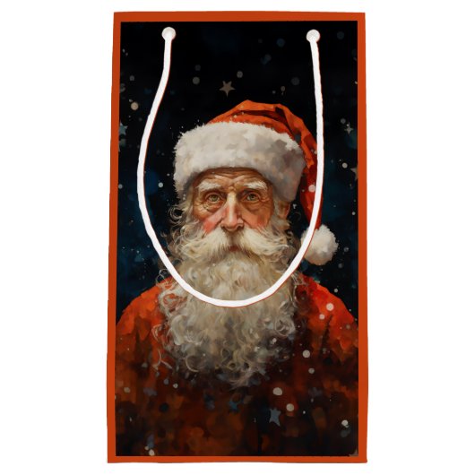 Sinterklaas Portret Vincent van Gogh Stijl Klein Cadeauzakje (Voorkant)