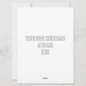 Sinterklaas & Rendier Kerstmis Kleurplaat Groet Feestdagenkaart (Achterkant)