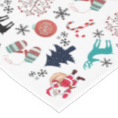 Sinterklaas rendieren dennen wanten tafelkleed (Gekanteld)