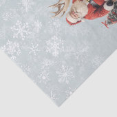 Sinterklaas rendieren en slee Waterverf Tissuepapier (Detail)