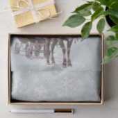 Sinterklaas rendieren en slee Waterverf Tissuepapier (Geschenk)