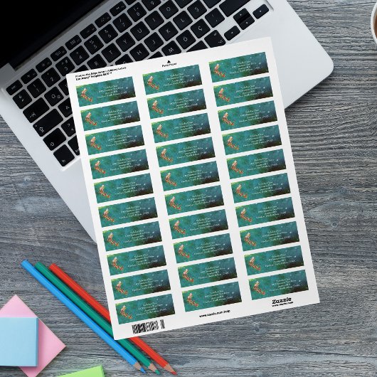  Sinterklaas rendieren retour adres label