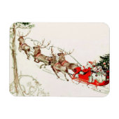  Sinterklaas rendieren slee kerstavond Magneet (Horizontaal)