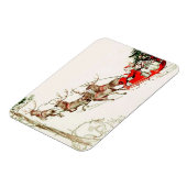 Sinterklaas rendieren slee kerstavond Magneet (Linkerzijde)