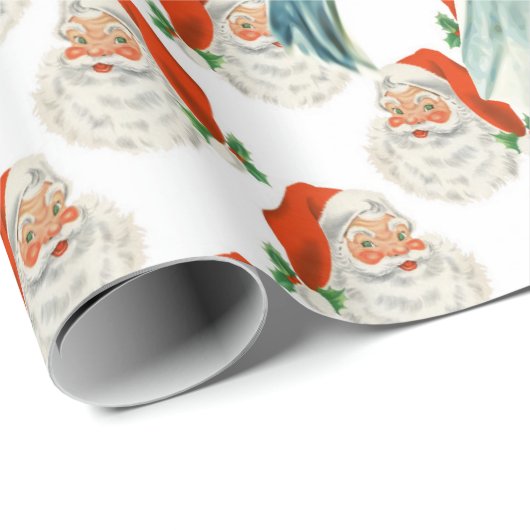 SINTERKLAAS & RETRO KERSTCADEAUVERPAKKING CADEAUPAPIER (Rol Hoek)