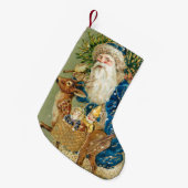  Sinterklaas, Retro Kleine Kerstsok (Voorkant (Hangend))