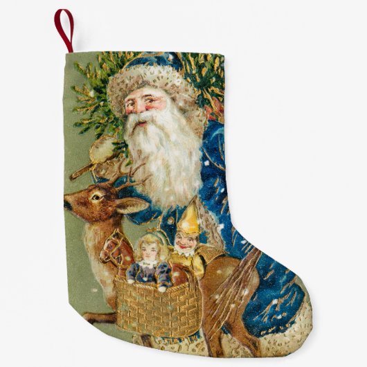  Sinterklaas, Retro Kleine Kerstsok (Voorkant)