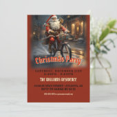 Sinterklaas Rijden de Fiets Kerstmis Kaart (Staand voorkant)