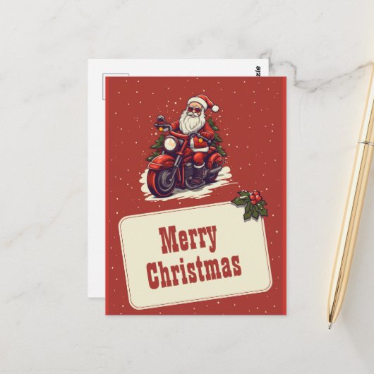 Sinterklaas rijden op de Cartoon Briefkaart (Voorkant / Achterkant in situ)