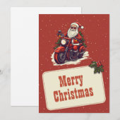 Sinterklaas rijden op de Cartoon Feestdagenkaart (Voorkant / Achterkant)