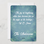 Sinterklaas Rijden Western Kerstmis Feestdagenkaart (Achterkant)