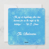 Sinterklaas Rijden Western Kerstmis Feestdagenkaart (Achterkant)